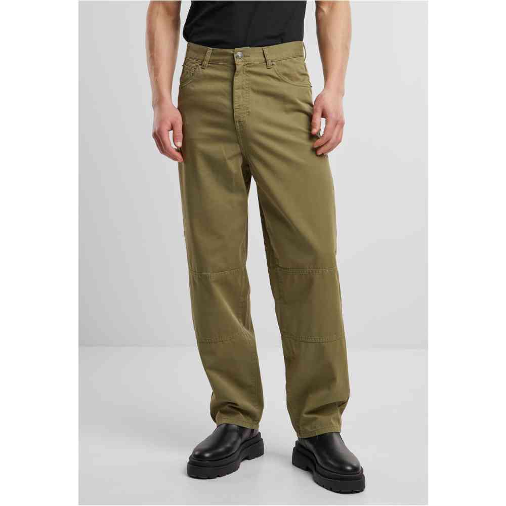 Urban Classics - 90es With Dividing Seams Pants - Olive green